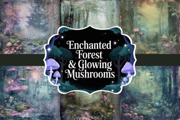 Download Enchanted Forest &amp; Glowing Mushrooms - Enchanted forest Collection